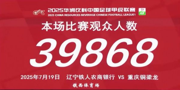 辽宁铁人4-2重庆铜梁龙先导片 全辽宁共战斗 39868人见证天王山！