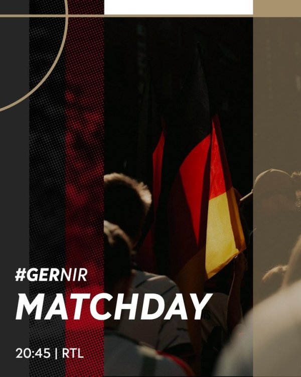 世预赛首战遭爆冷&暂小组垫底！德国队晒对阵北爱尔兰海报