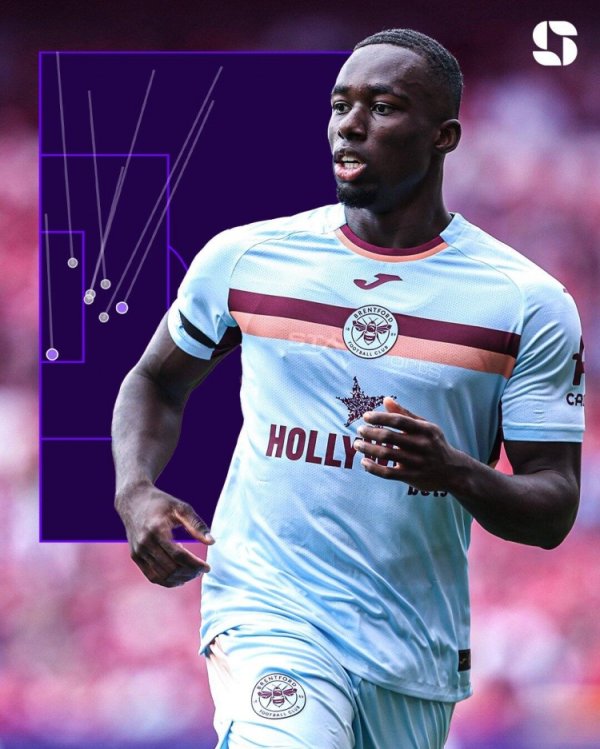 6次运动战创造机会！卡约德书写布伦特福德队史英超新纪录