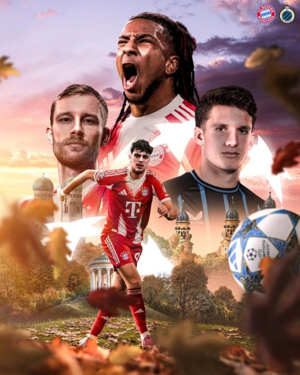 拜仁发布欧冠主场迎战布鲁日海报:让我们再度为胜利出发! 拜仁发布欧冠主场迎战布鲁日海报:让我们再度为胜利出发!