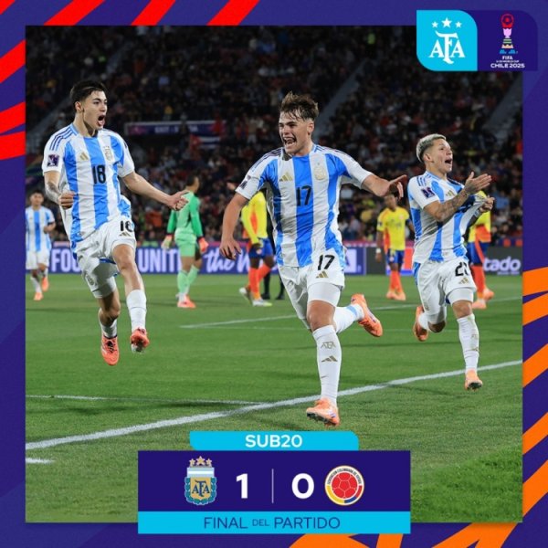 冲击第7冠！阿根廷第8次进入世青赛总决赛  ，此前6次夺魁