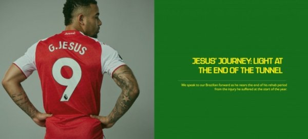 即将伤愈!热苏斯专访:这是我人生最大的伤病;会尽力赶上世界杯 即将伤愈!热苏斯专访:这是我人生最大的伤病;会尽力赶上世界杯