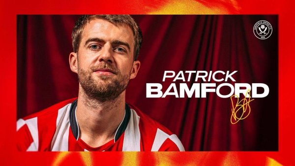 谢菲尔德联官方: 32岁前锋班福德加盟球队, 签约至明年一月